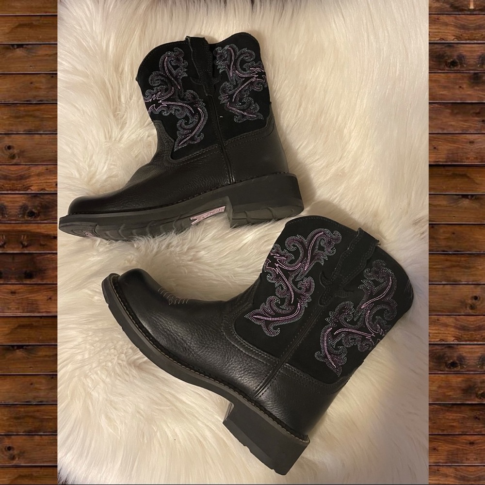 ARIAT FATBABY WOMEN BOOTS BLACK